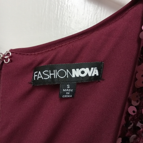 Lina Sequin Maxi Dress - Purple - Picture 7 of 8